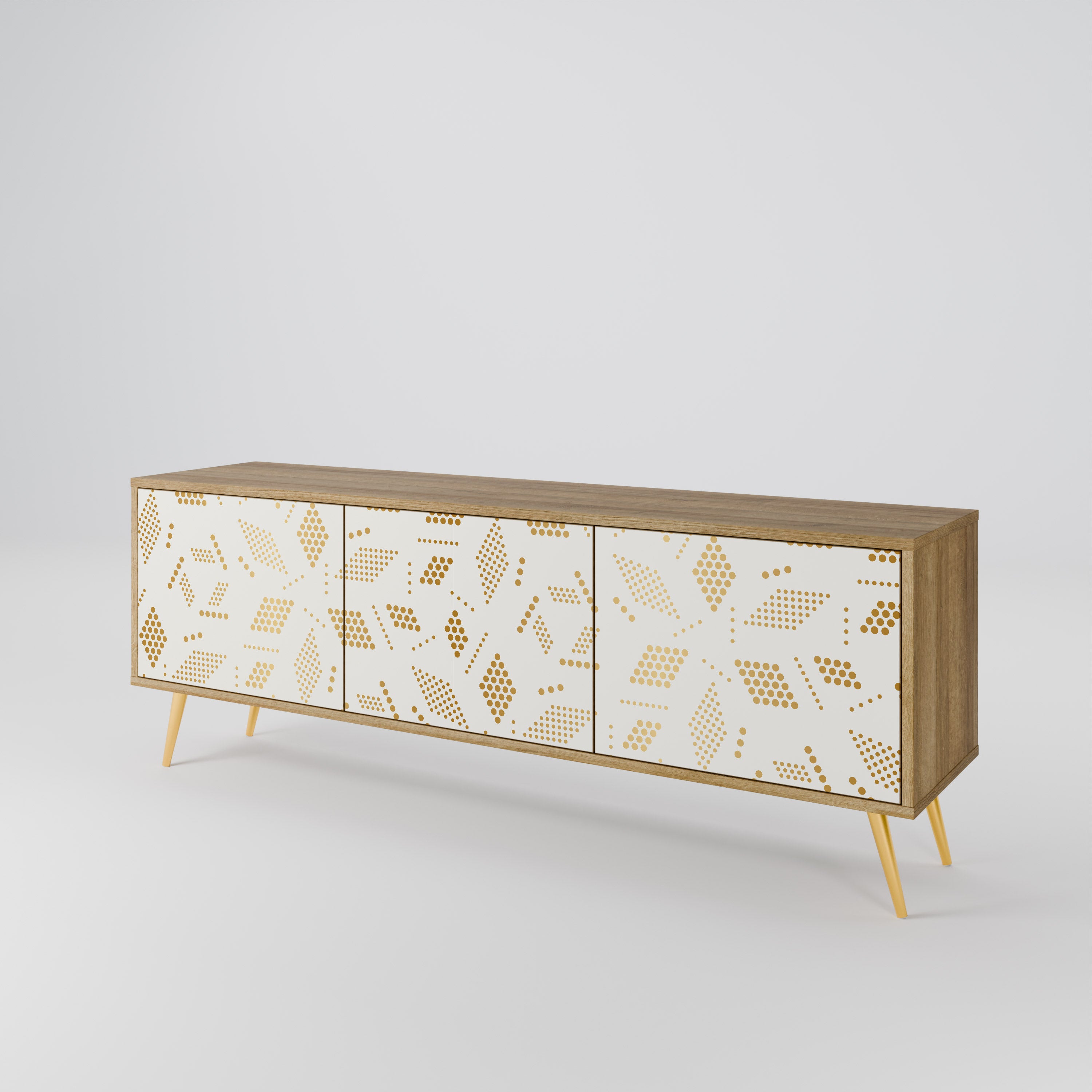SPOTTED DAZE 3-Door TV Cabinet
