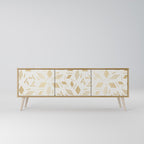 SPOTTED DAZE 3-Door TV Stand in Oak Effect