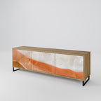 SANDHILLS SPLENDOUR 3-Door TV Stand in Oak Effect