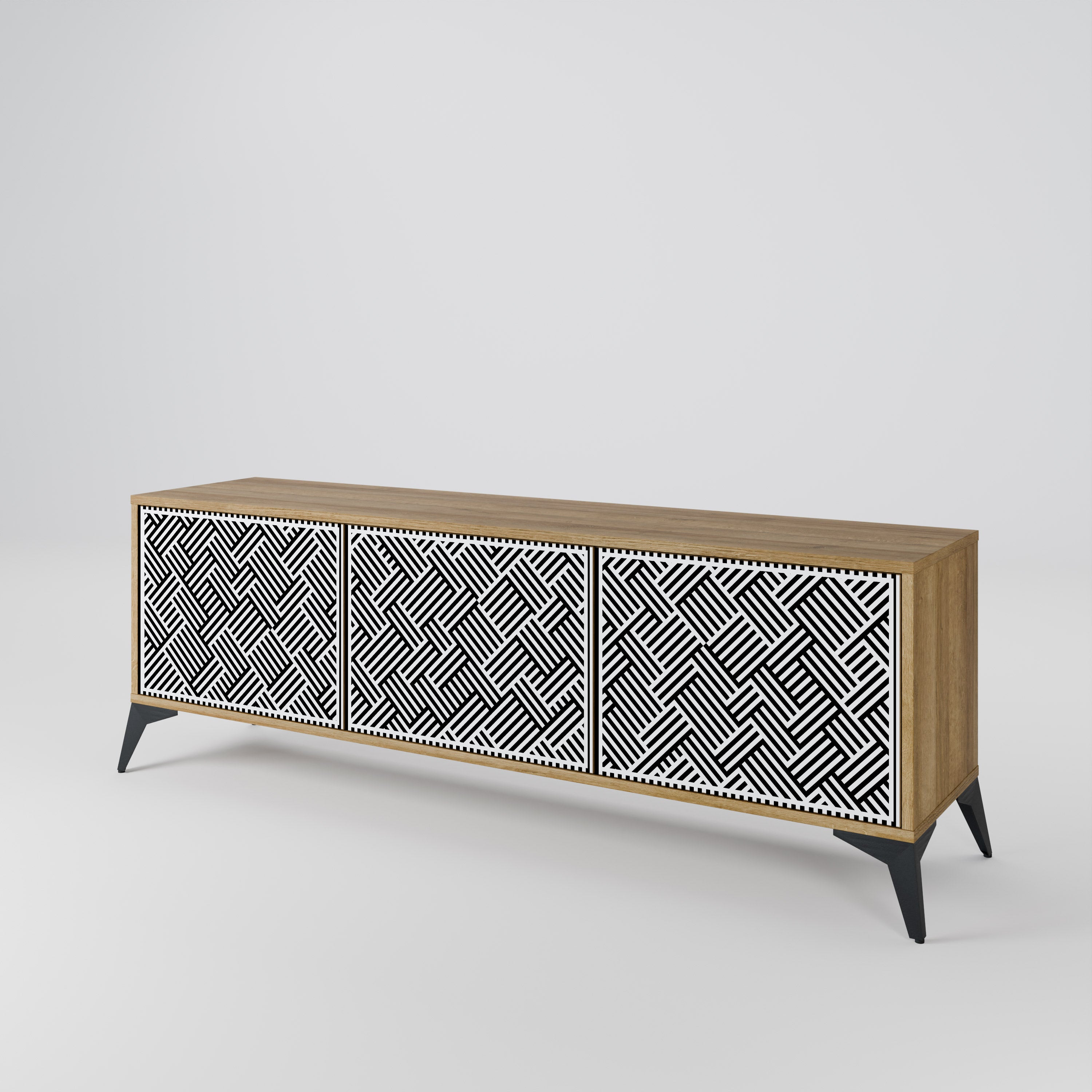 TEMPORARY SEQUENCE 3-Door TV Cabinet