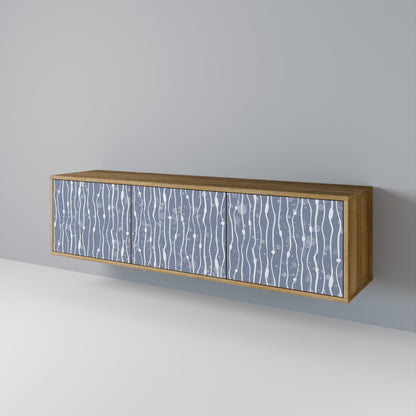 GRAPHITE RAIN Móvel de TV de 3 Portas