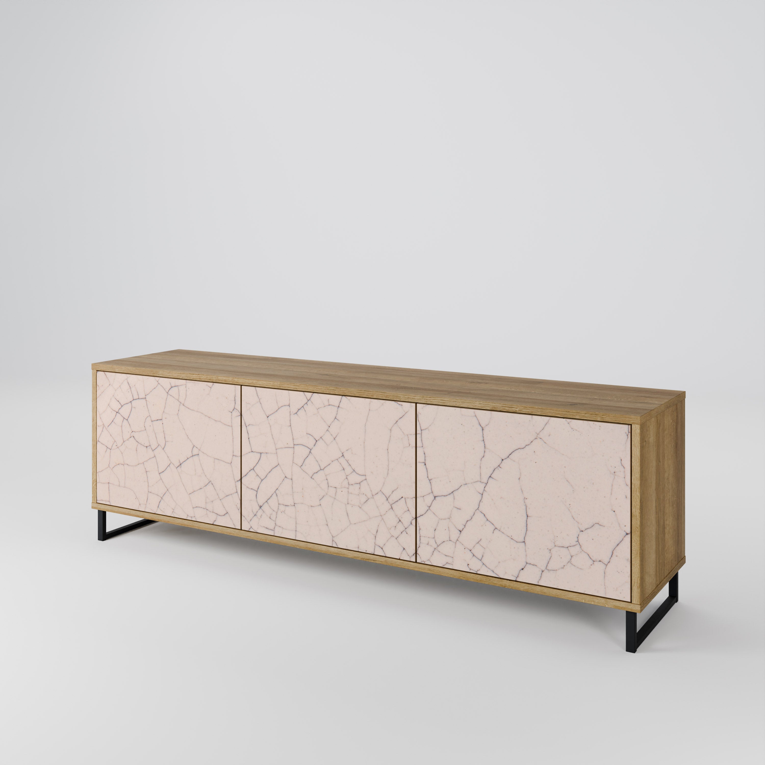 CERAMIC TEXTURE 3-Door TV Cabinet