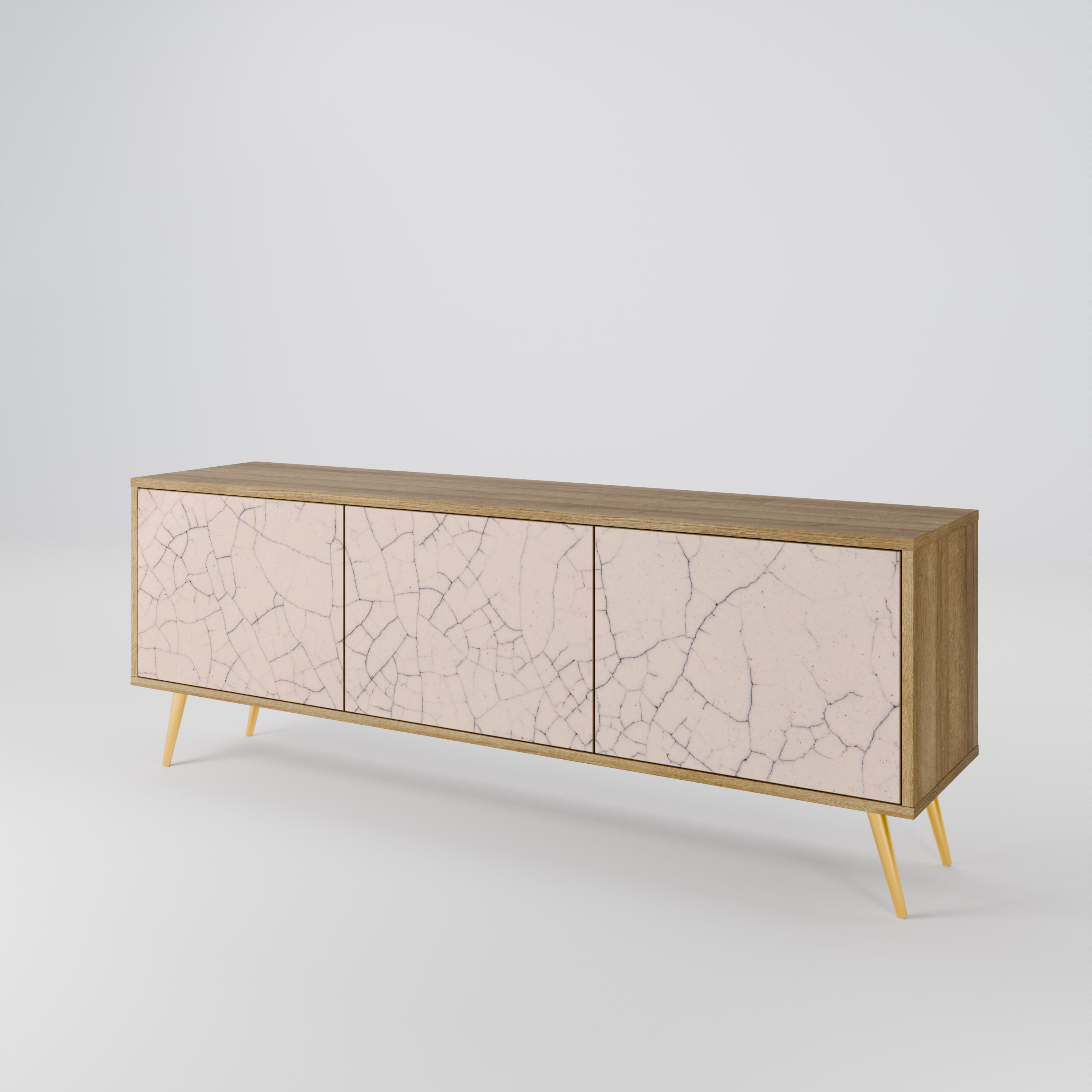 CERAMIC TEXTURE 3-Door TV Cabinet