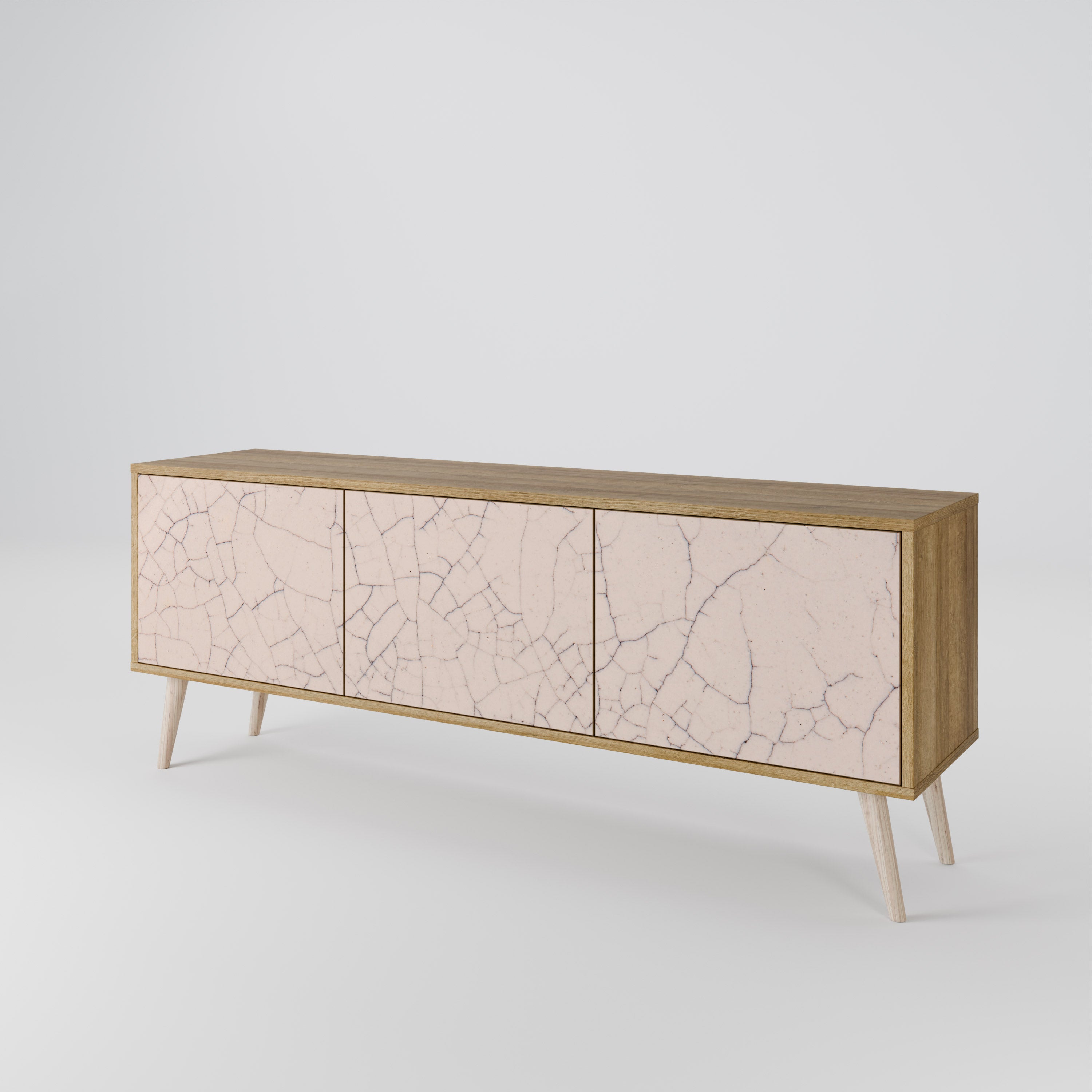 CERAMIC TEXTURE 3-Door TV Cabinet