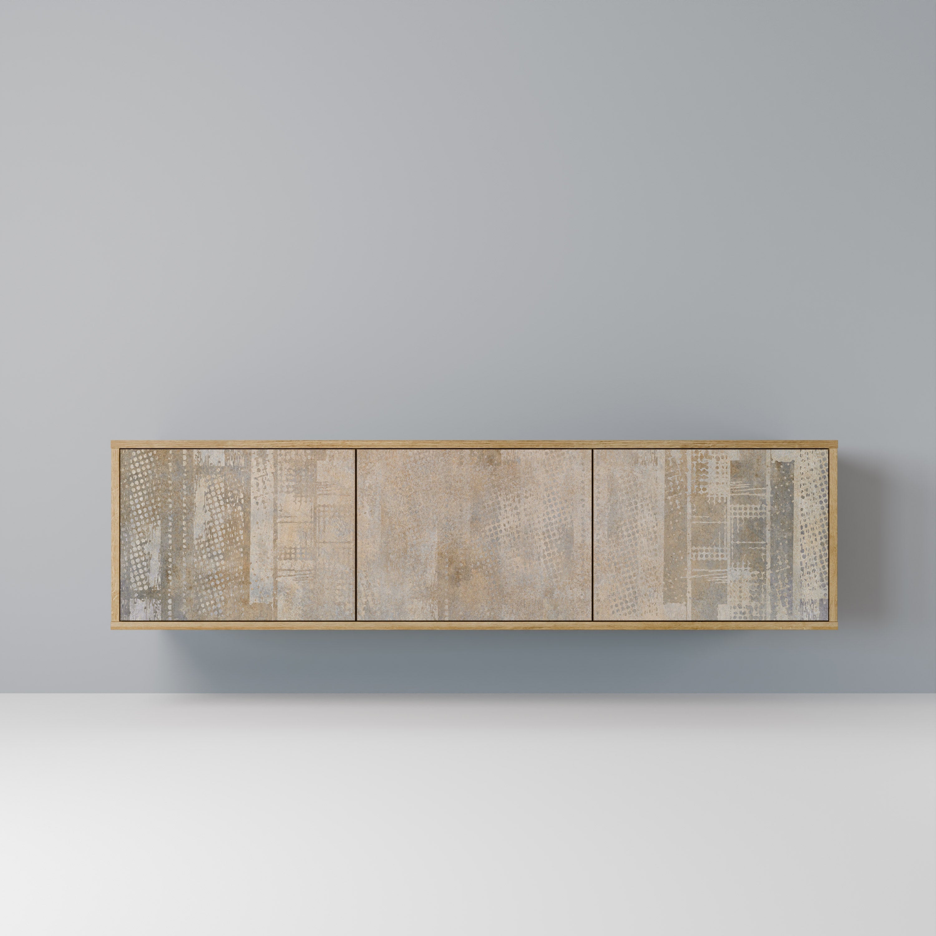 SCREEN ERROR 3-Door TV Stand in Oak Effect