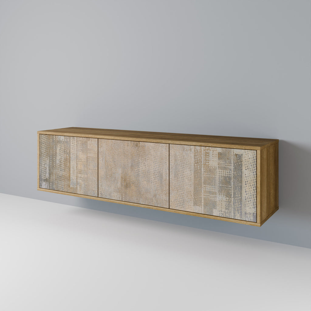 SCREEN ERROR 3-Door TV Stand in Oak Effect