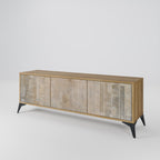 SCREEN ERROR 3-Door TV Stand in Oak Effect