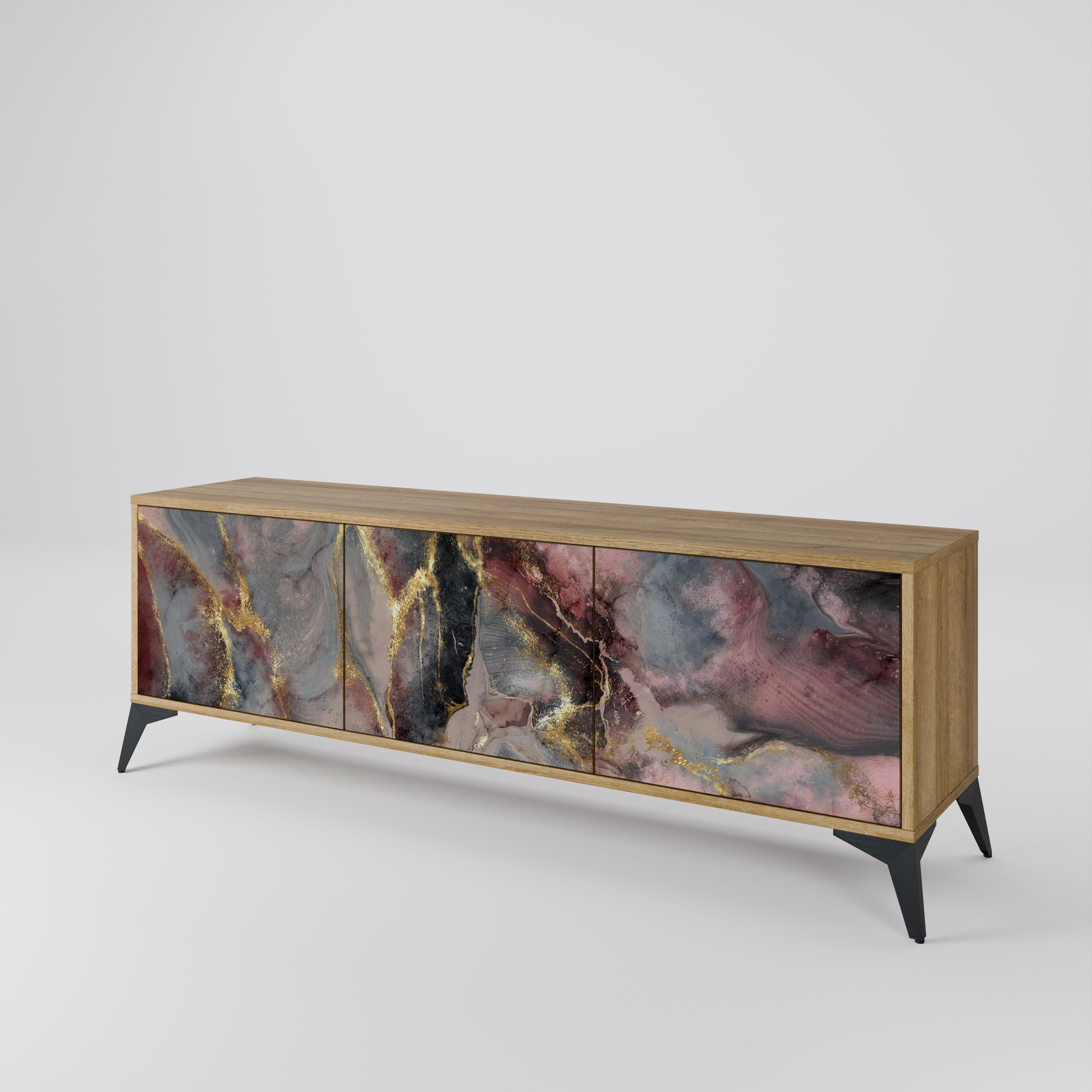 GOLDEN TIDES 3-Door TV Cabinet