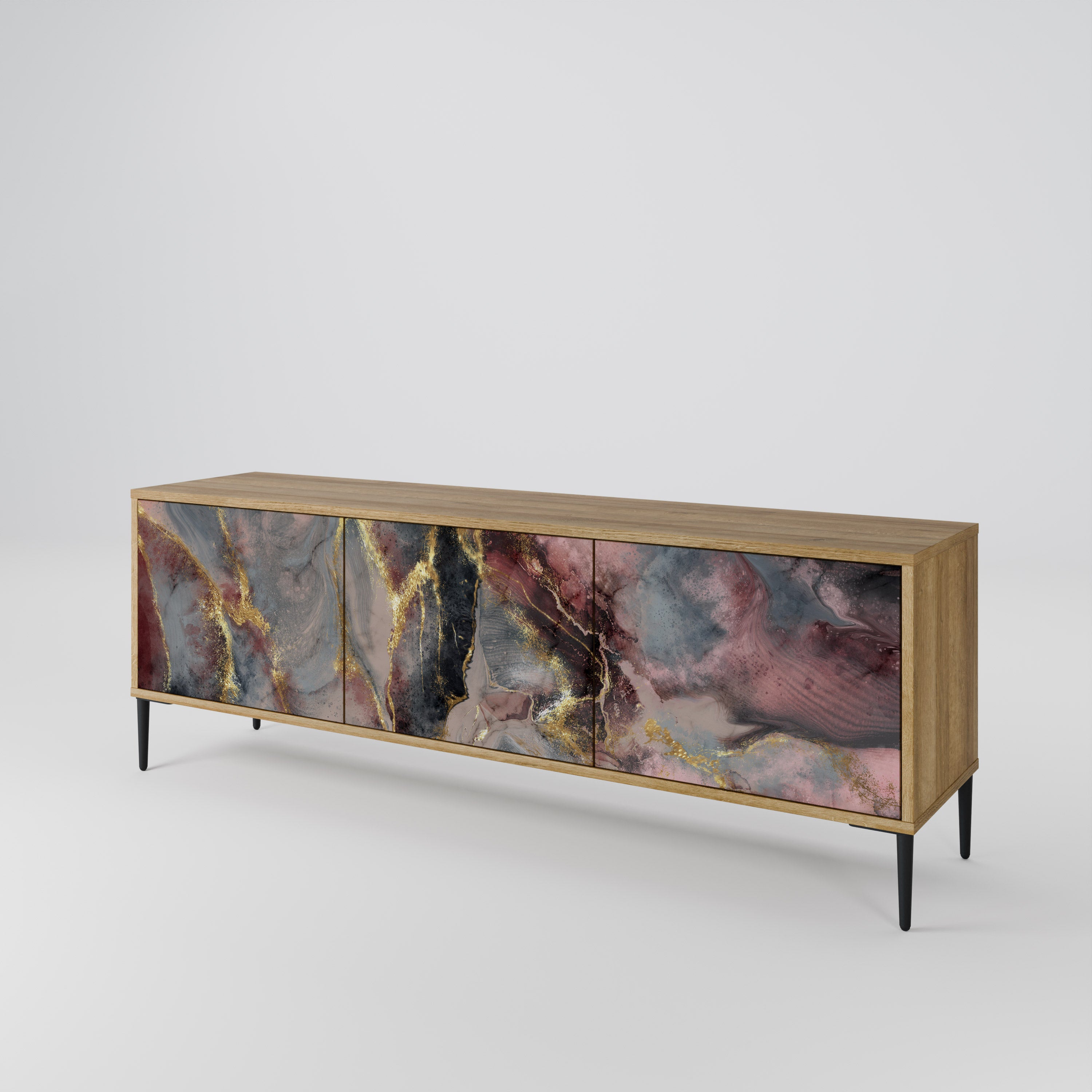 GOLDEN TIDES 3-Door TV Cabinet