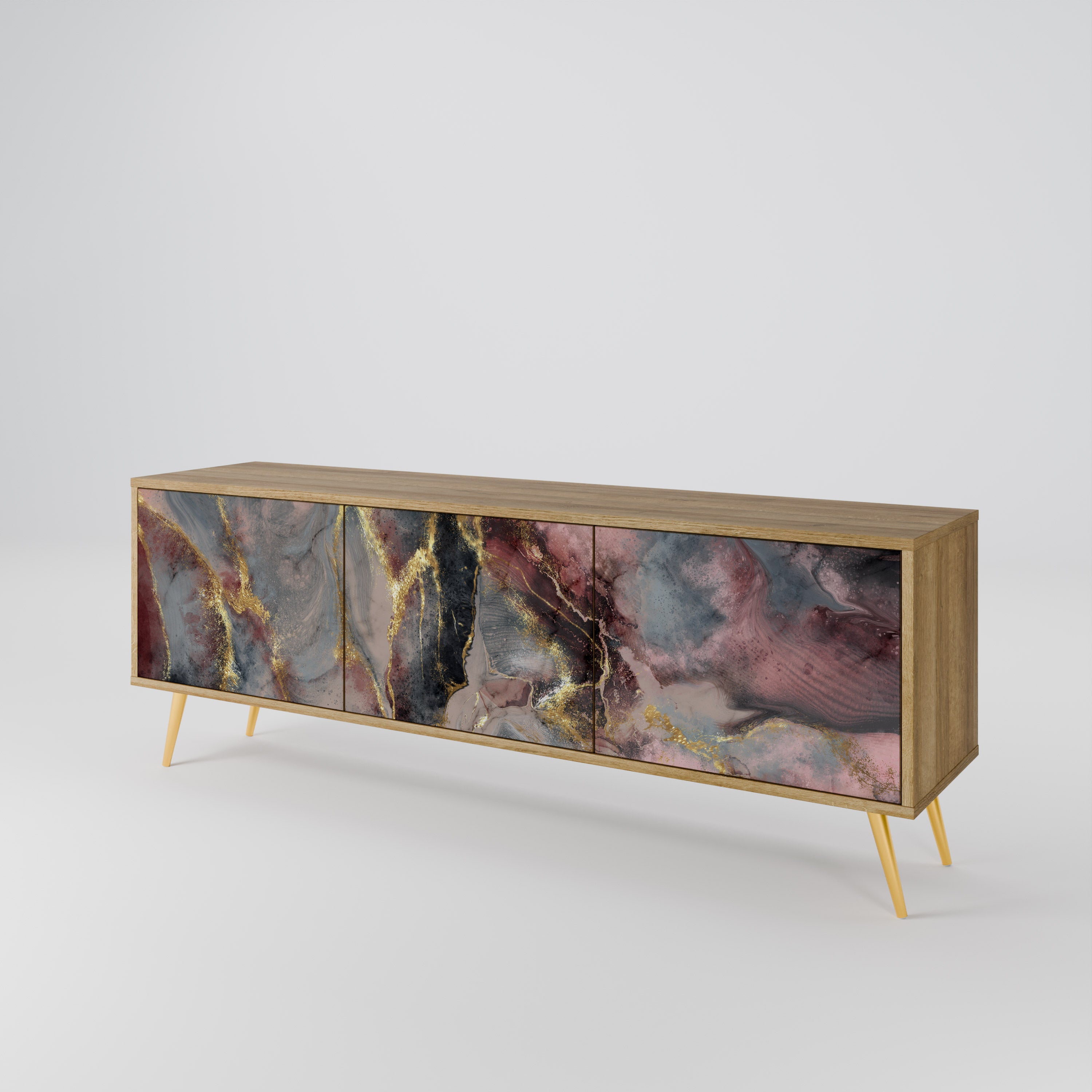 GOLDEN TIDES 3-Door TV Cabinet