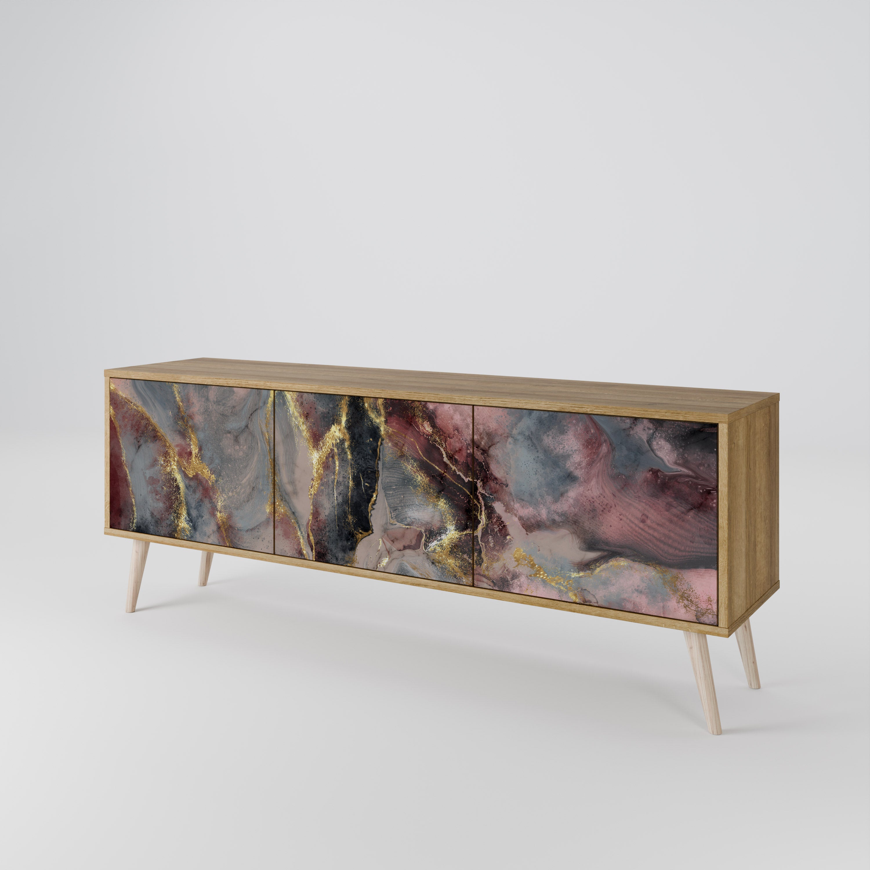 GOLDEN TIDES 3-Door TV Cabinet
