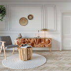 PRISM MOSAIC 3-Door TV Stand in Oak Effect