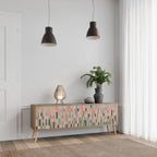 BUILDING THE FUTURE 3-Door TV Stand in Oak Effect