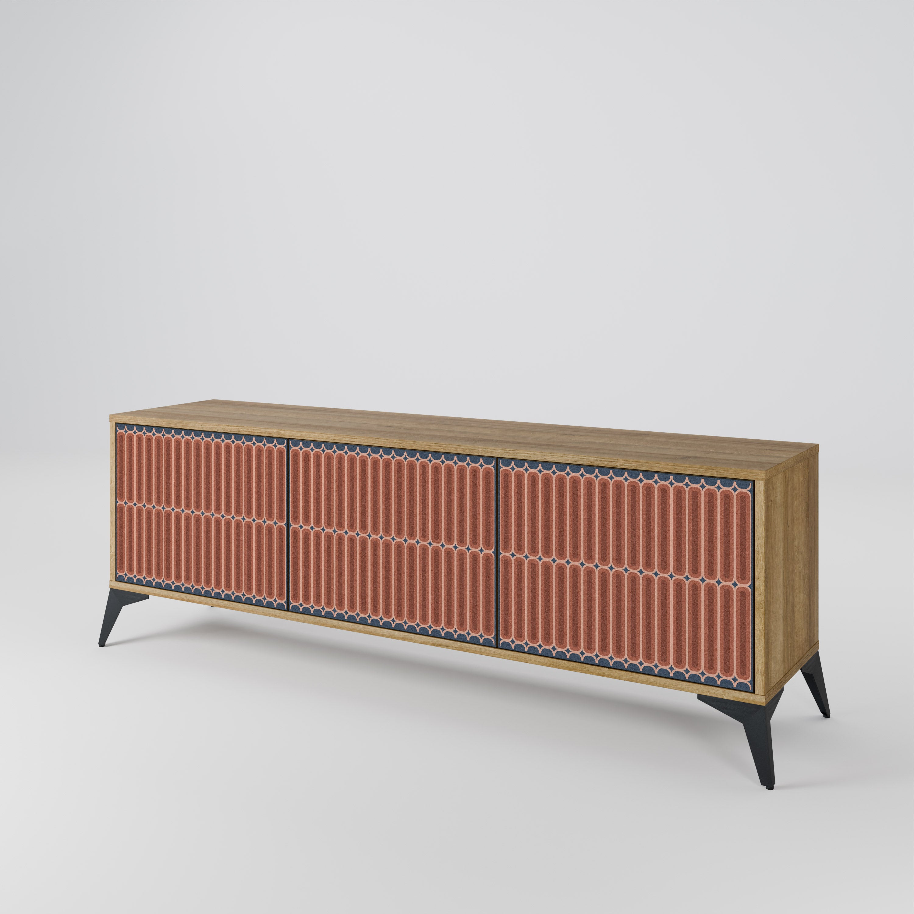 HYPNOTIC GATE 3-Door TV Cabinet