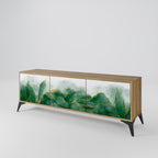 EXPENSIVE NATURE Móvel de TV com 3 Portas em Efeito Carvalho