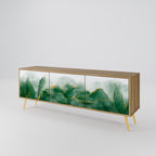 EXPENSIVE NATURE Móvel de TV com 3 Portas em Efeito Carvalho