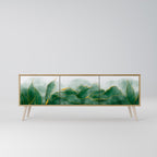 EXPENSIVE NATURE Móvel de TV com 3 Portas em Efeito Carvalho