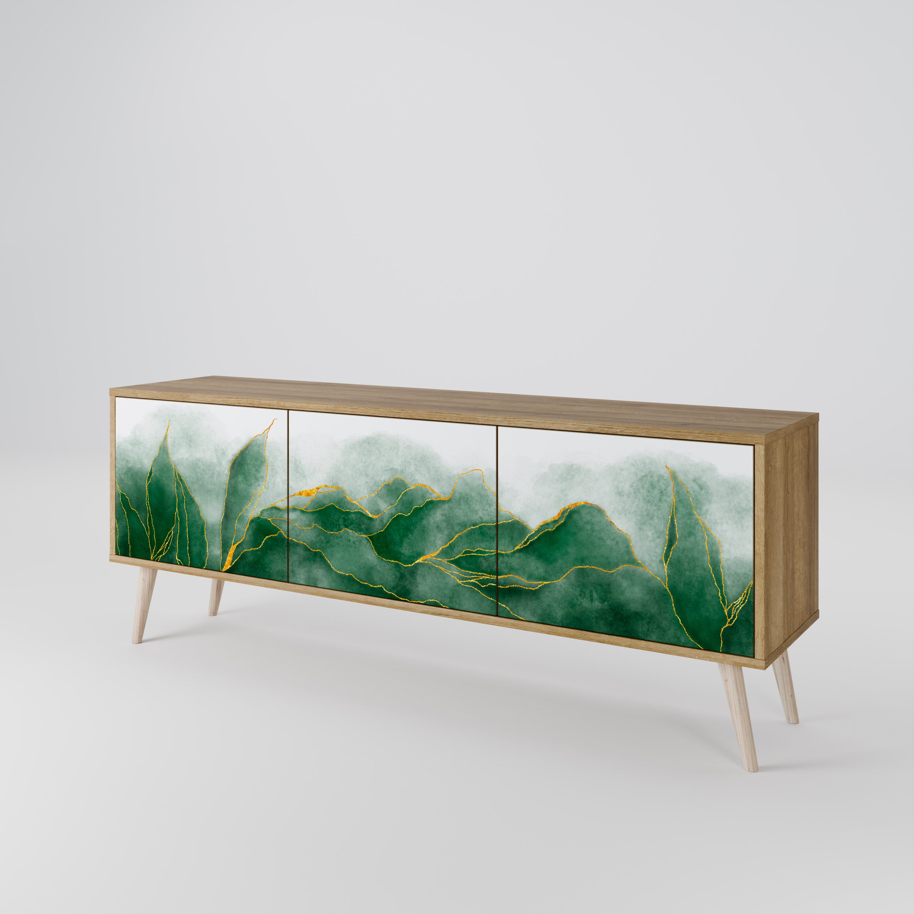 EXPENSIVE NATURE 3-Door TV Cabinet
