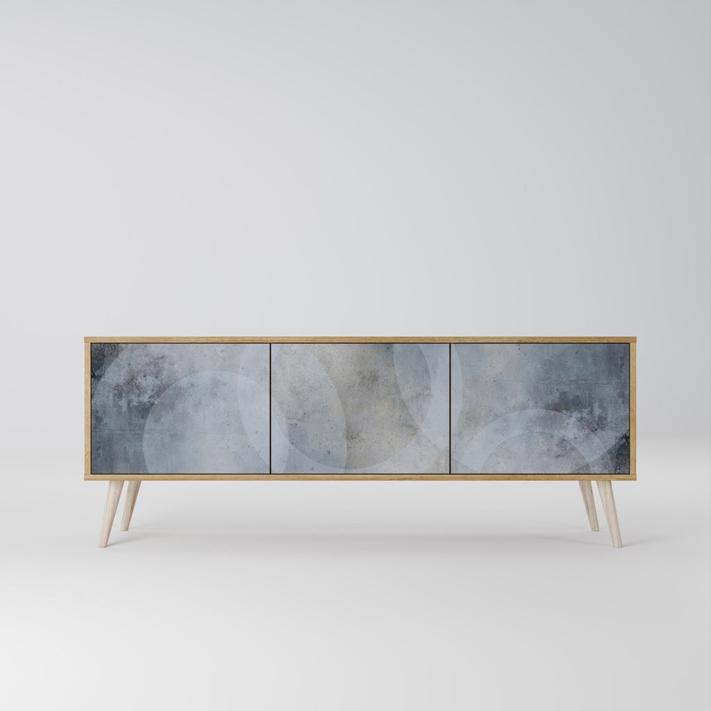 MUTED ARC Móvel de TV com 3 Portas em Efeito Carvalho