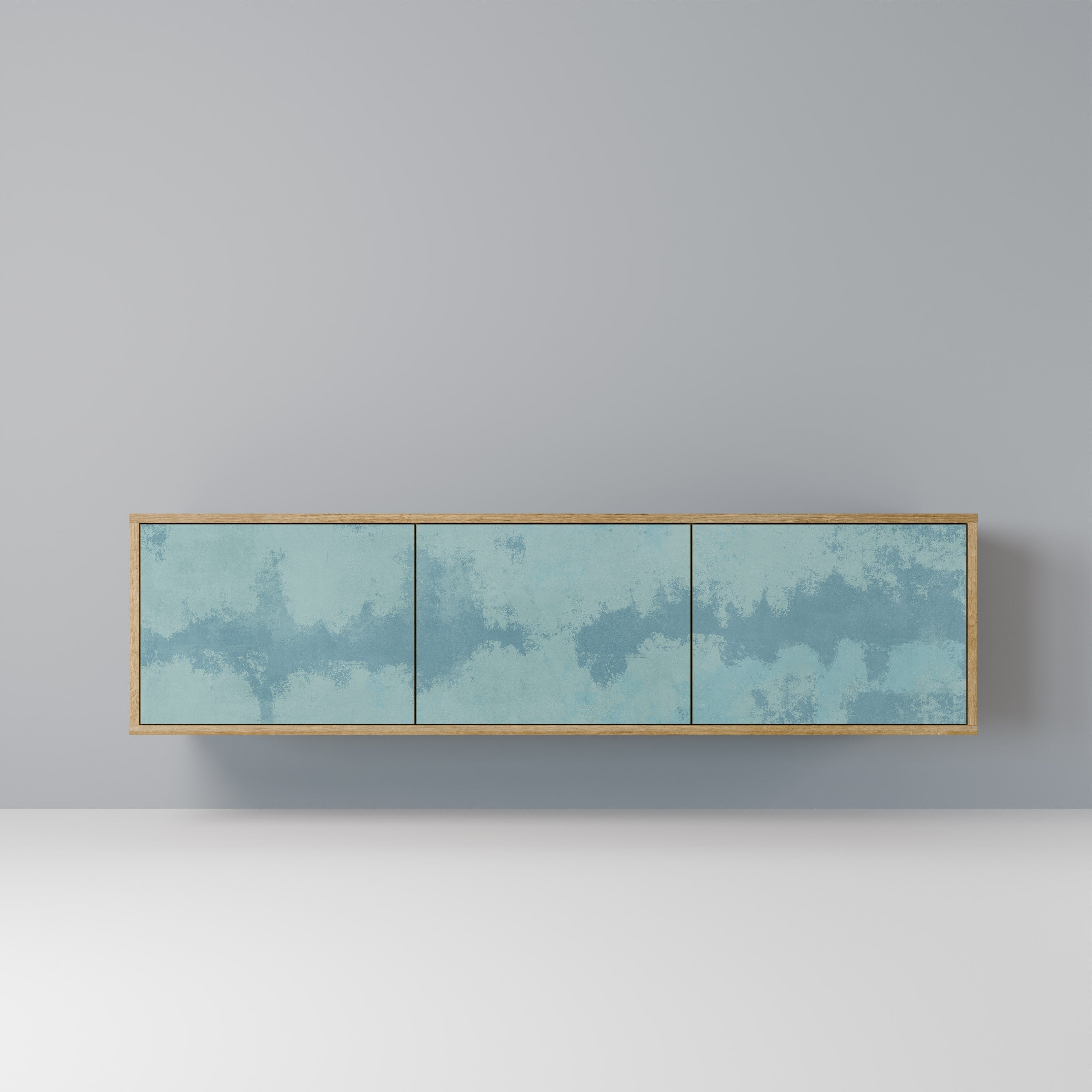 SKY WASH Móvel de TV com 3 Portas em Efeito Carvalho