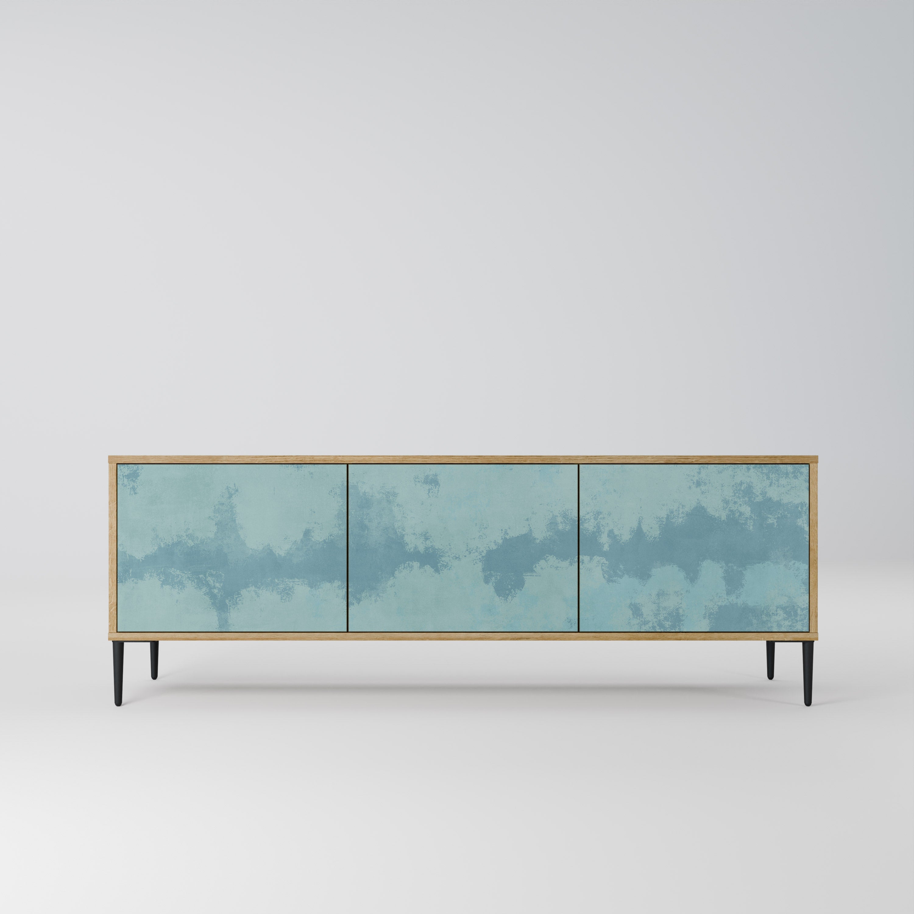 SKY WASH Móvel de TV com 3 Portas em Efeito Carvalho