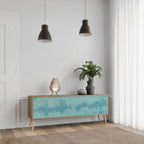 SKY WASH Móvel de TV com 3 Portas em Efeito Carvalho