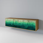 NORTHERN LIGHTS Móvel de TV com 3 Portas em Efeito Carvalho