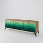 NORTHERN LIGHTS Móvel de TV com 3 Portas em Efeito Carvalho