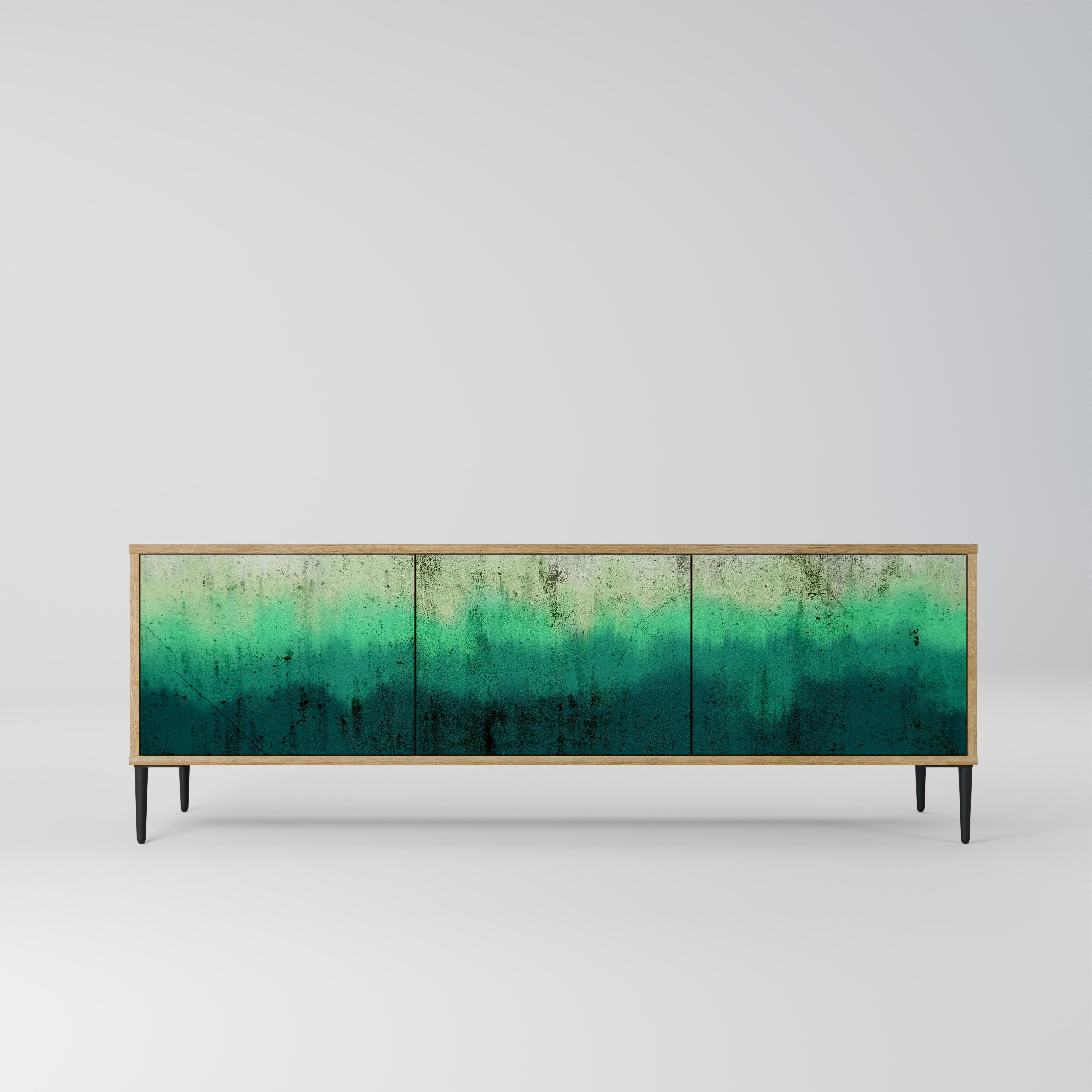 NORTHERN LIGHTS Móvel de TV com 3 Portas em Efeito Carvalho