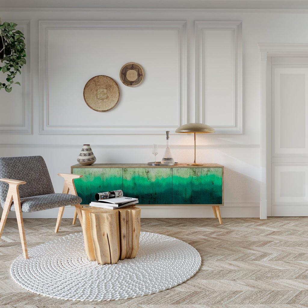 NORTHERN LIGHTS Móvel de TV com 3 Portas em Efeito Carvalho