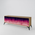 AURORA BOREALIS 3-Door TV Stand in Oak Effect