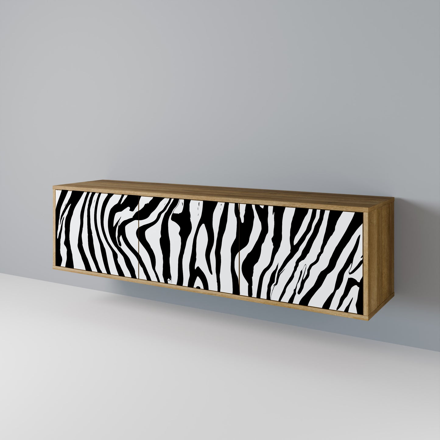 SPLENDID ZEBRA Móvel de TV de 3 Portas