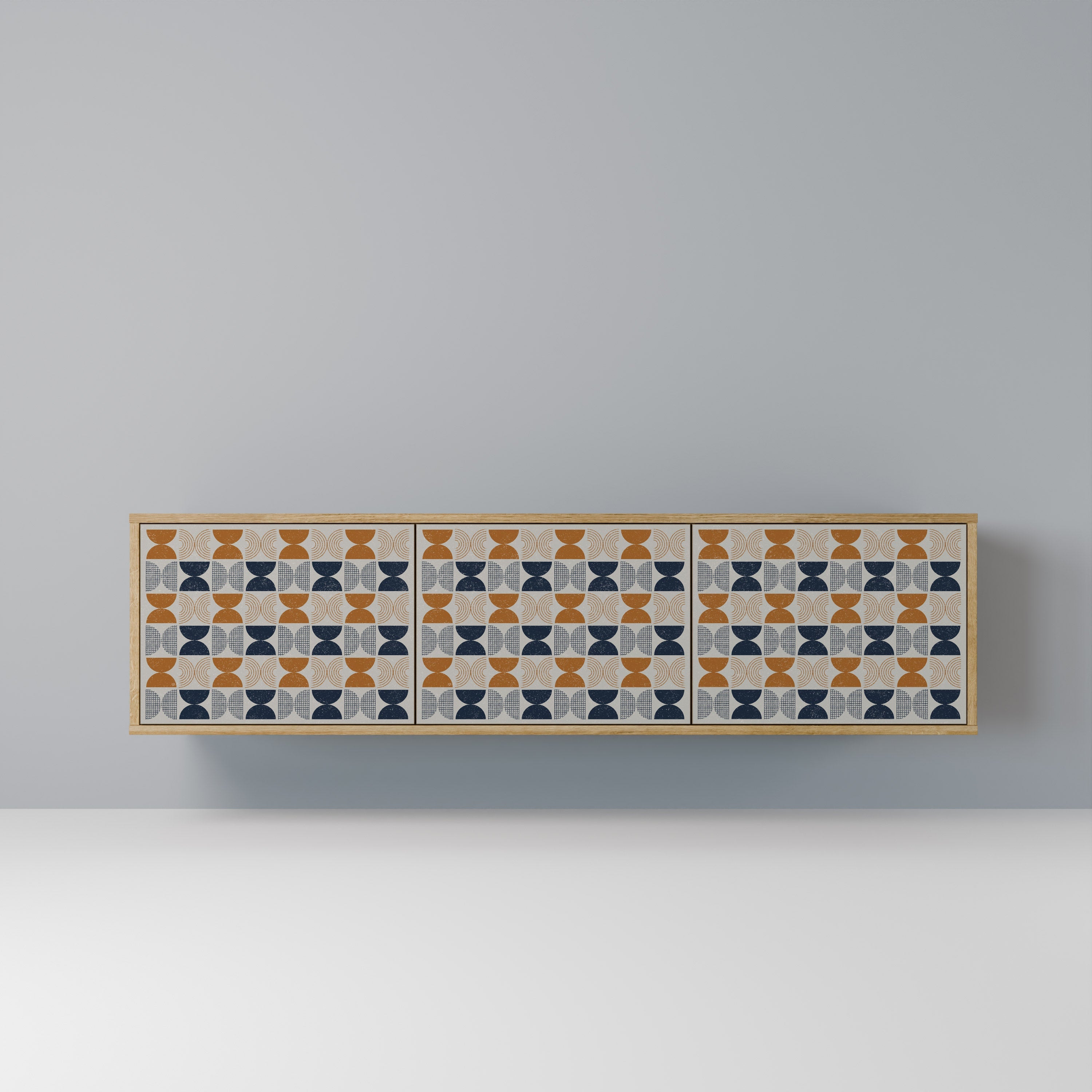 REFLECTION RANGE Móvel de TV com 3 Portas em Efeito Carvalho