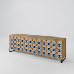 REFLECTION RANGE Móvel de TV com 3 Portas em Efeito Carvalho