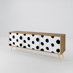 SLIPPING MINUTES Móvel de TV com 3 Portas em Efeito Carvalho