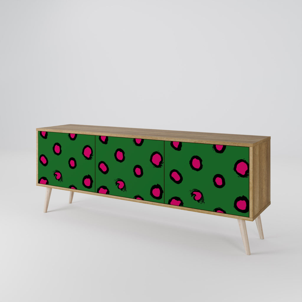 FUNKY SPOTS Móvel de TV com 3 Portas em Efeito Carvalho