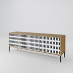 NIGHTY MELODIES Móvel de TV com 3 Portas em Efeito Carvalho