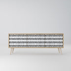 NIGHTY MELODIES Móvel de TV com 3 Portas em Efeito Carvalho