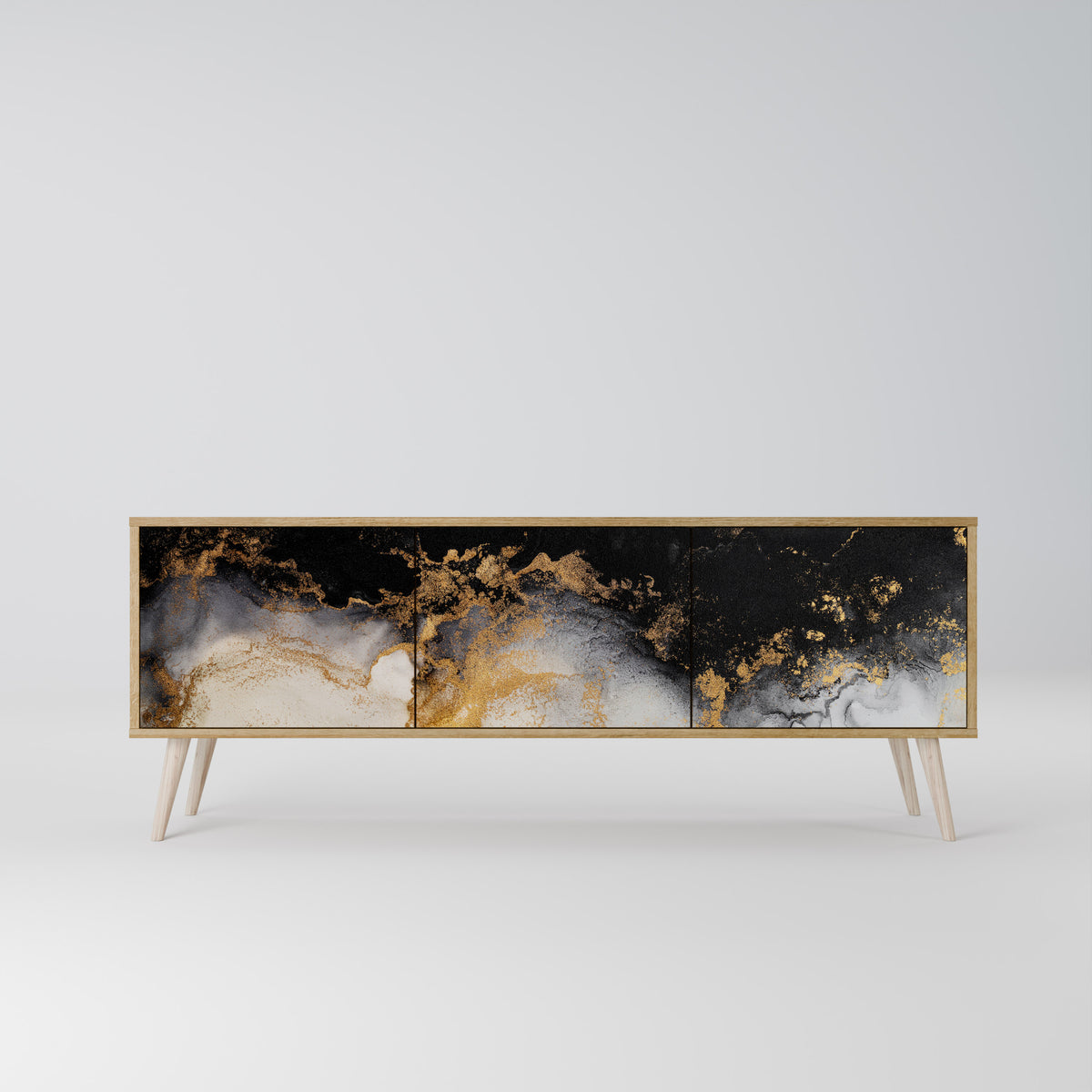 MARBLE OF TOMMORROW Móvel de TV de 3 Portas