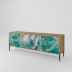 ABSTRACT ALCHEMY Móvel de TV com 3 Portas em Efeito Carvalho