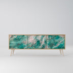 ABSTRACT ALCHEMY Móvel de TV com 3 Portas em Efeito Carvalho