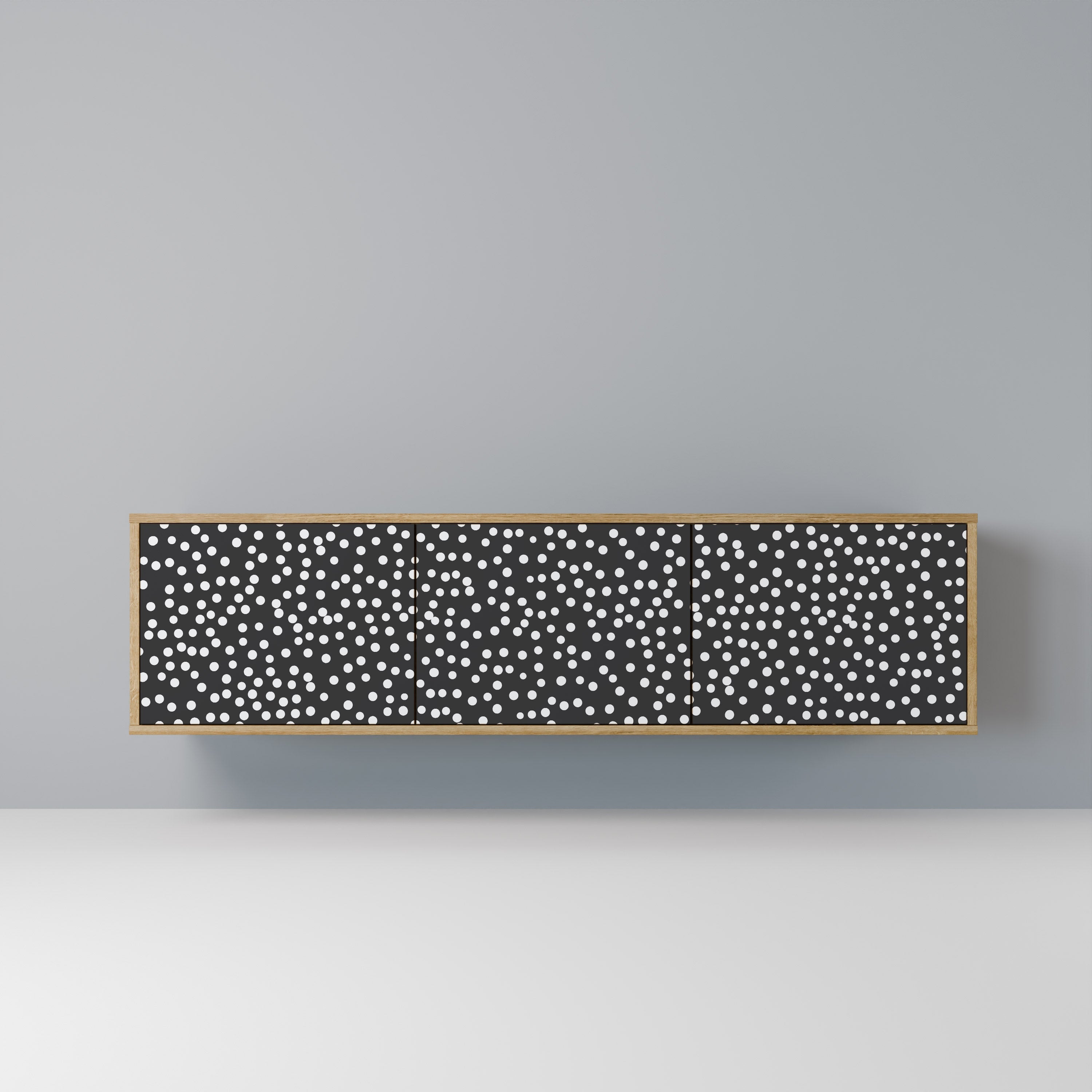 BLINDING LIGHTS Móvel de TV com 3 Portas em Efeito Carvalho