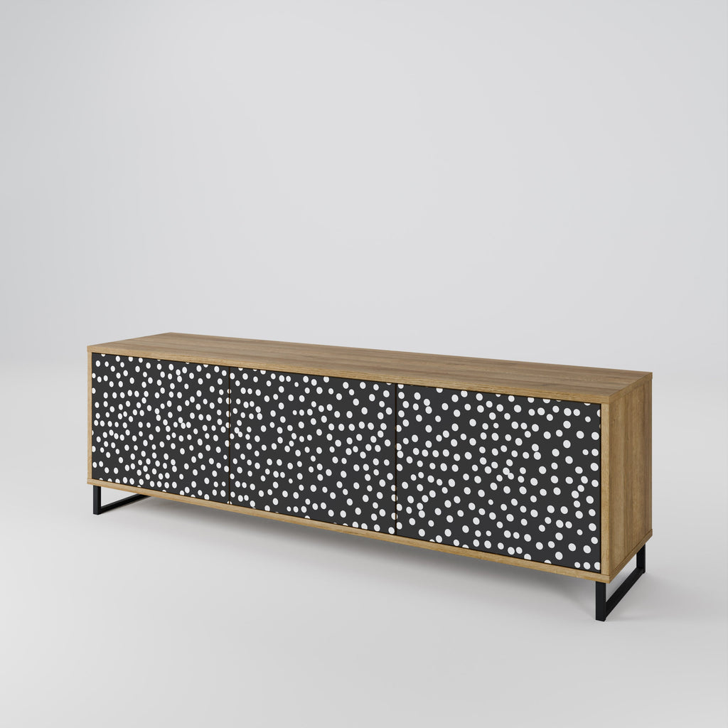 BLINDING LIGHTS Móvel de TV com 3 Portas em Efeito Carvalho