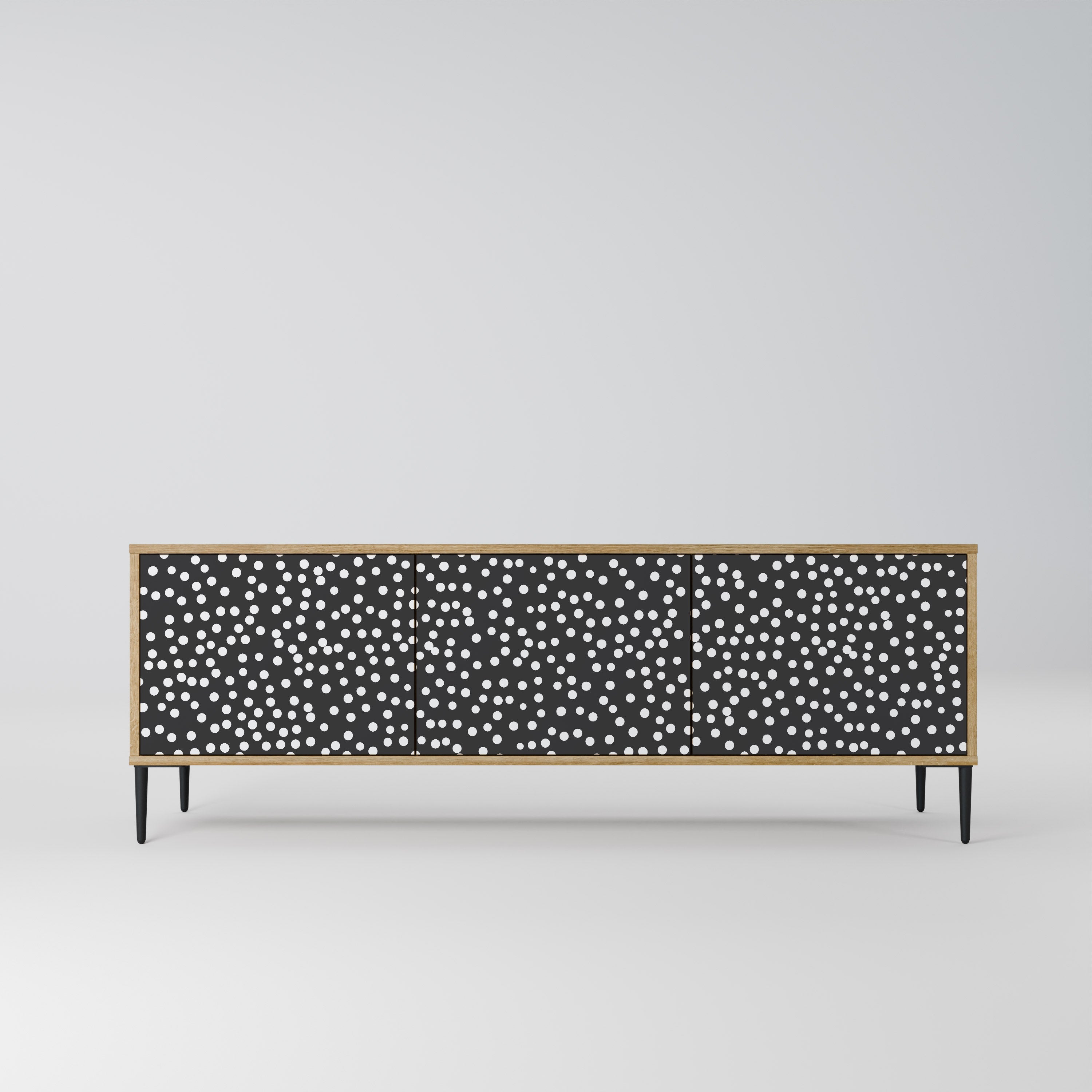 BLINDING LIGHTS Móvel de TV com 3 Portas em Efeito Carvalho