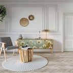 DREAMY MEADOW Móvel de TV com 3 Portas em Efeito Carvalho