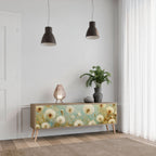 DREAMY MEADOW Móvel de TV com 3 Portas em Efeito Carvalho