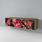 NEVERENDING BLOOM Móvel de TV com 3 Portas em Efeito Carvalho