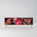 NEVERENDING BLOOM Móvel de TV com 3 Portas em Efeito Carvalho