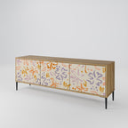 SPRING WHIMSY Móvel de TV com 3 Portas em Efeito Carvalho