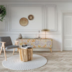 SPRING WHIMSY Móvel de TV com 3 Portas em Efeito Carvalho